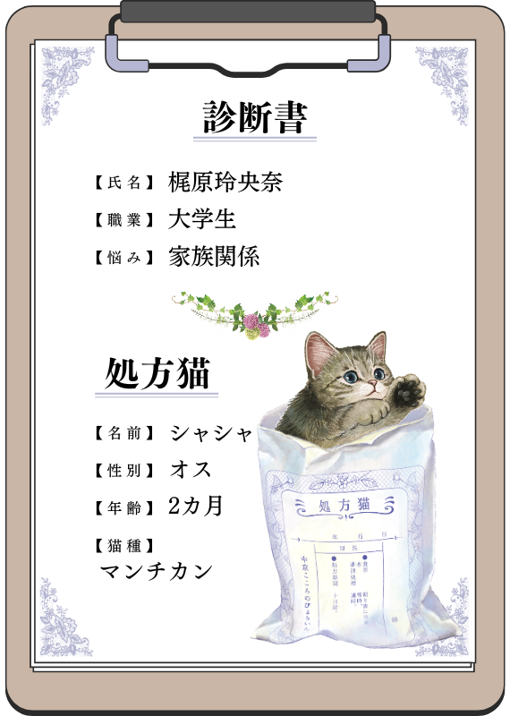 2巻患者と処方猫